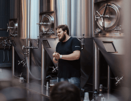 Tour guide and the Fentimans brewery